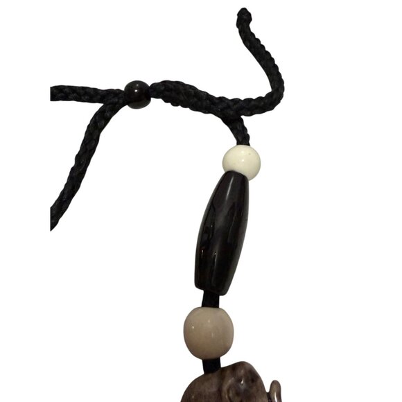 Handcrafted Elephant Beaded Necklace Fashion Jewelry Safari - Picture 10 of 12
